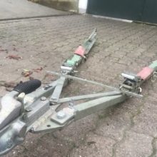 Triangle de remorquage+vehicule tracteur