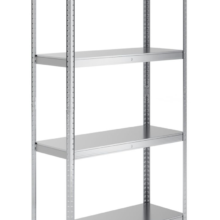 Etagère Alu Grise/Noir